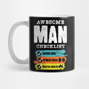 Awesome man checklist Mug